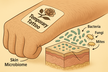 Evaluating the Safety and Long-term Effects of Temporary Tattoos from a Skin Microbiome Perspective
