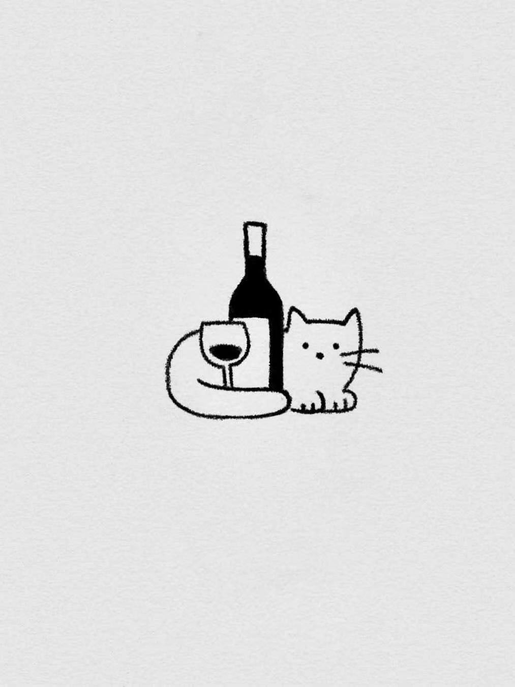 Kitty Wine Time