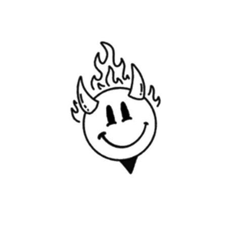 Hellish Smiles Temporary Tattoo 🔥😈Hellish Smiles Temporary Tattoo – Herbal Ink, Waterproof, 15 Days