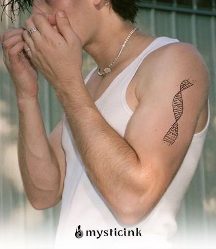 Eternal Code Temporary Tattoo 🧬✨Eternal Code Temporary Tattoo – Herbal Ink, Waterproof, 15 Days