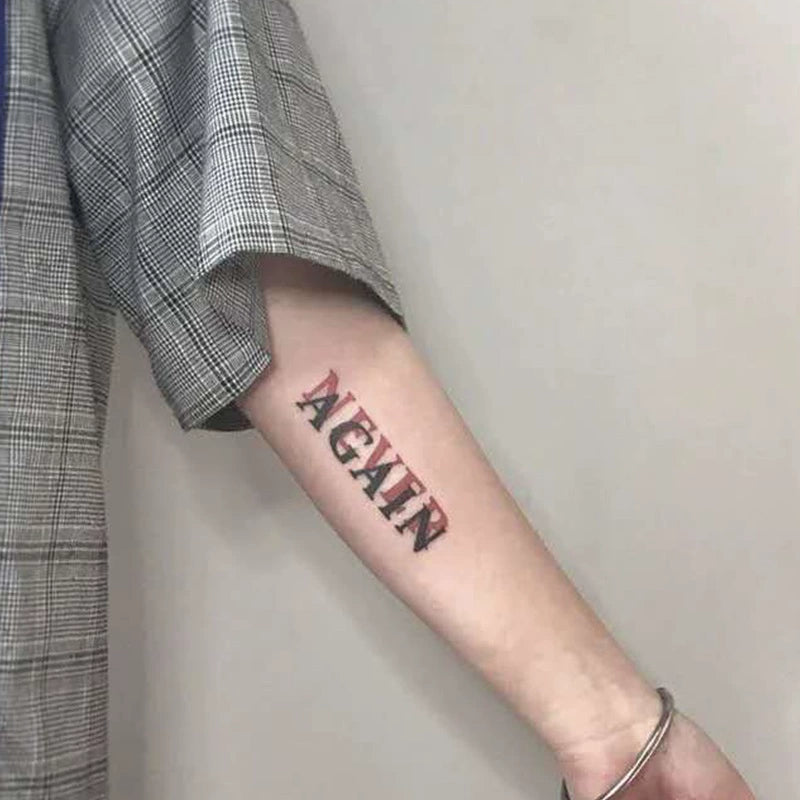letters tattoo