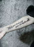 Grow Old Script Temp Tattoo