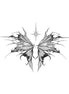 Celestial Wings Temporary Tattoo – Herbal Ink, Waterproof, 15 Days